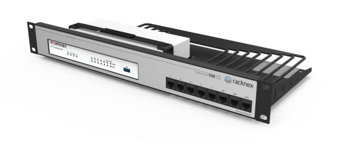 Kit 19″ 1,37U pour Fortinet FortiGate 30E / 50E / 51E / 52E, vue 1