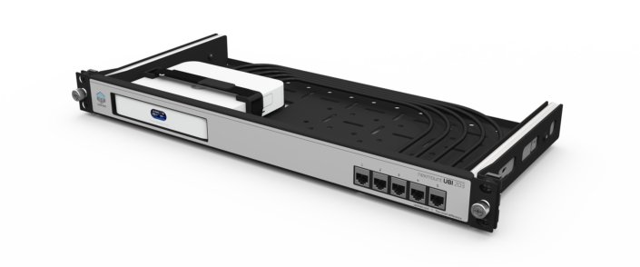 Kit 19″ 1U pour Ubiquiti UniFi Cloud Gateway Max, Ubiquiti UniFi Cloud Gateway Ultra, vue 1