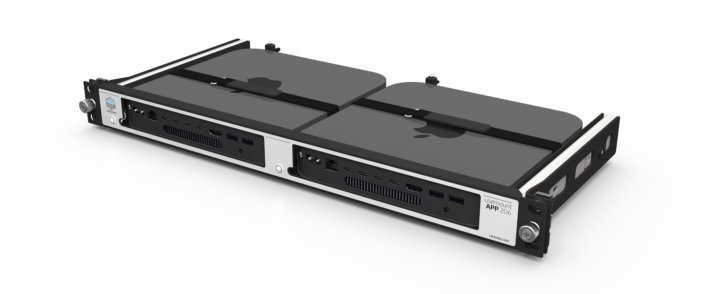 2x Mac Mini Rack Mount Kit, 19 inch, 1U