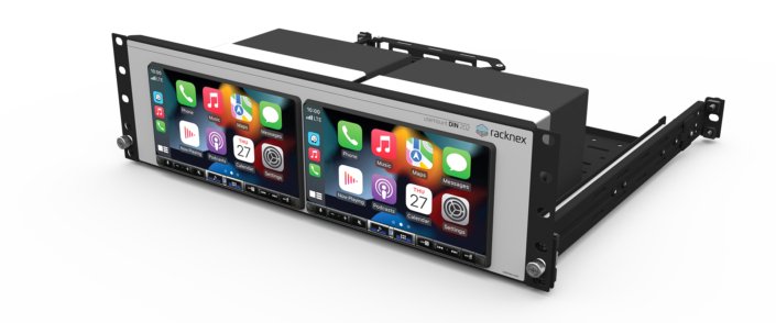 Kit 19″ 3U pour 2 × autoradio 2 DIN, vue 1