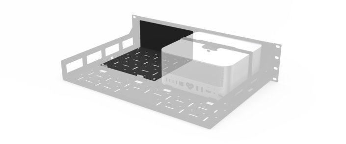 With Apple Mac Studio Slot Cover