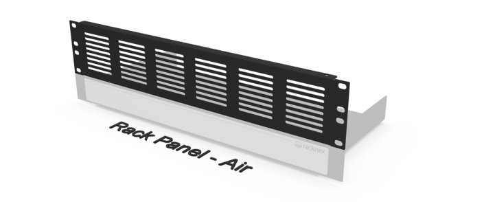 Panneau de baie ventilé · 19″ · 2U, vue 1