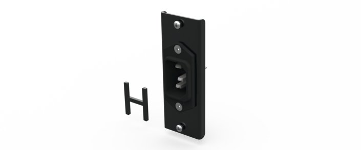 Insert H - IEC C14 Connector