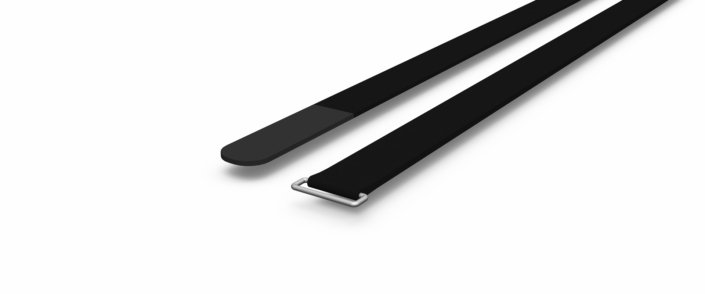 Sangle velcro · pour système de sangles racknex · noir, vue 1