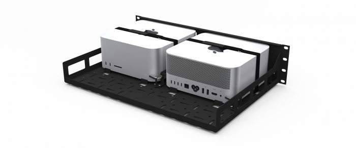 UM-APP-007 - 2x Kit de montage en rack Mac Studio | 19 pouces | 2.33U