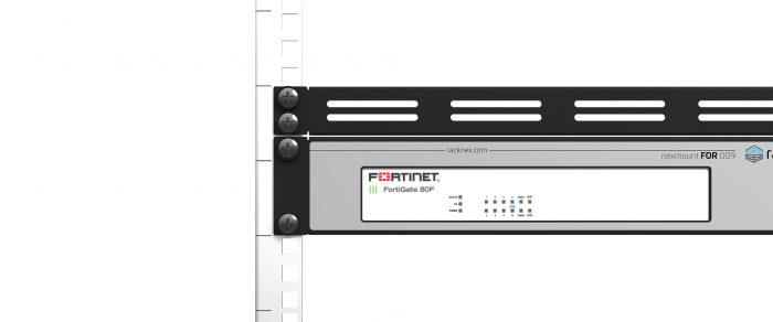 NM-FOR-009 - Kit de montage en rack FortiGate 80F, Kit de montage en rack FortiGate 80F-Bypass, Kit de montage en rack FortiGate 81F