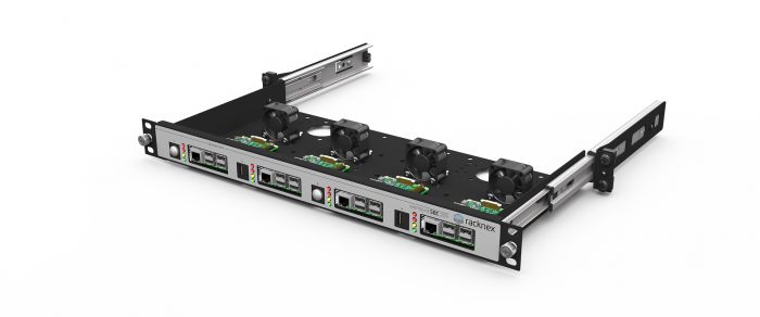 UM-SBC-209 - Kit de montage en rack Raspberry Pi 19″ | Emplacement 4x Pi | 4 connecteurs | 1.00U