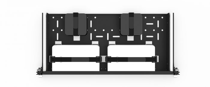NM-UBI-202 - Kit de montage en rack Ubiquiti UniFi Switch Lite 8 PoE | 19 pouces | 2 emplacements pour interrupteur | 1.00U